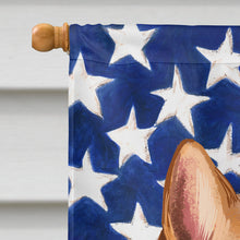 Load image into Gallery viewer, American Pit Bull Terrier American Flag Flag Canvas House Size CK6401CHF