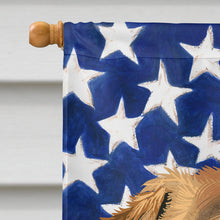 Load image into Gallery viewer, Anatolian Shepherd Dog American Flag Flag Canvas House Size CK6403CHF