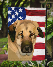 Load image into Gallery viewer, Anatolian Shepherd Dog American Flag Garden Flag - Outdoor Decorative Yard Flag CK6403GF