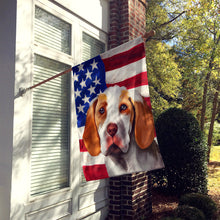 Load image into Gallery viewer, Ariege Pointer Dog American Flag Flag Canvas House Size CK6406CHF