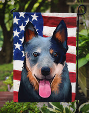 Load image into Gallery viewer, Australian Cattle Dog American Flag Garden Flag - Outdoor Decorative Yard Flag CK6410GF