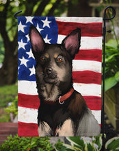 Load image into Gallery viewer, Australian Kelpie American Flag Garden Flag - Outdoor Decorative Yard Flag CK6411GF