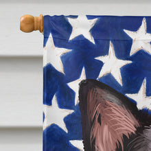 Load image into Gallery viewer, Australian Stumpy Tail Cattle Dog American Flag Flag Canvas House Size CK6413CHF