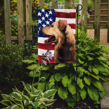 Load image into Gallery viewer, Austrian Pinscher American Flag Garden Flag - Outdoor Decorative Yard Flag CK6415GF