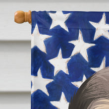 Load image into Gallery viewer, Grand Basset Griffon Vendeen American Flag Flag Canvas House Size CK6419CHF