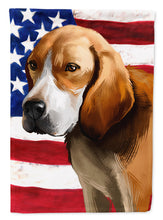 Load image into Gallery viewer, Beagle-Harrier American Flag Garden Flag - Outdoor Decorative Yard Flag CK6422GF