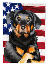 Load image into Gallery viewer, Beauceron American Flag Flag Canvas House Size CK6424CHF