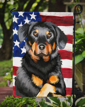 Load image into Gallery viewer, Beauceron American Flag Garden Flag - Outdoor Decorative Yard Flag CK6424GF