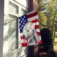 Load image into Gallery viewer, Bedlington Terrier American Flag Flag Canvas House Size CK6425CHF