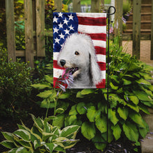 Load image into Gallery viewer, Bedlington Terrier American Flag Garden Flag - Outdoor Decorative Yard Flag CK6425GF