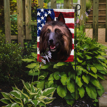 Load image into Gallery viewer, Belgian Tervuren American Flag Garden Flag - Outdoor Decorative Yard Flag CK6429GF