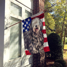 Load image into Gallery viewer, Bergamasco American Flag Flag Canvas House Size CK6430CHF