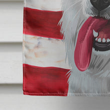 Load image into Gallery viewer, Berger Blanc Suisse American Flag Flag Canvas House Size CK6431CHF
