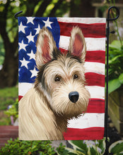 Load image into Gallery viewer, Berger Picard Dog American Flag Garden Flag - Outdoor Decorative Yard Flag CK6432GF