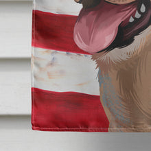 Load image into Gallery viewer, Billy Dog American Flag Flag Canvas House Size CK6435CHF