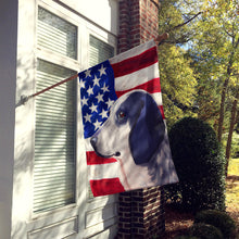Load image into Gallery viewer, Bleu de Gascogne Dog American Flag Flag Canvas House Size CK6439CHF