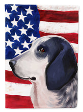 Load image into Gallery viewer, Bleu de Gascogne Dog American Flag Garden Flag - Outdoor Decorative Yard Flag CK6439GF