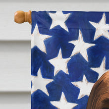 Load image into Gallery viewer, Bloodhound Dog American Flag Flag Canvas House Size CK6440CHF