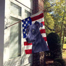 Load image into Gallery viewer, Blue Lacy Dog American Flag Flag Canvas House Size CK6442CHF