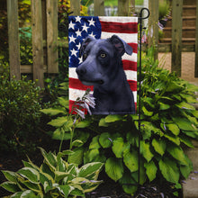 Load image into Gallery viewer, Blue Lacy Dog American Flag Garden Flag - Outdoor Decorative Yard Flag CK6442GF