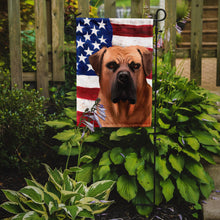 Load image into Gallery viewer, Boerboel Dog American Flag Garden Flag - Outdoor Decorative Yard Flag CK6444GF