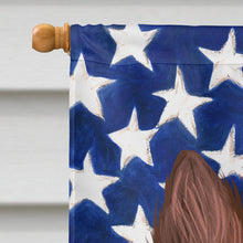 Load image into Gallery viewer, Bohemian Shepherd American Flag Flag Canvas House Size CK6445CHF