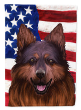 Load image into Gallery viewer, Bohemian Shepherd American Flag Garden Flag - Outdoor Decorative Yard Flag CK6445GF