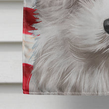 Load image into Gallery viewer, Bolognese Dog American Flag Flag Canvas House Size CK6446CHF