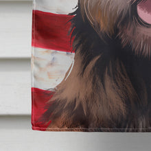 Load image into Gallery viewer, Border Terrier Dog American Flag Flag Canvas House Size CK6448CHF