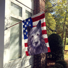 Load image into Gallery viewer, Bouvier des Ardennes American Flag Flag Canvas House Size CK6452CHF