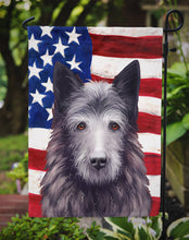 Load image into Gallery viewer, Bouvier des Ardennes American Flag Garden Flag - Outdoor Decorative Yard Flag CK6452GF