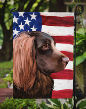 Load image into Gallery viewer, Boykin Spaniel Dog American Flag Garden Flag - Outdoor Decorative Yard Flag CK6455GF
