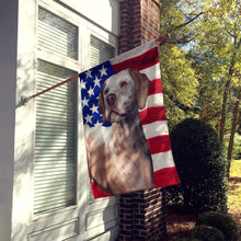 Load image into Gallery viewer, Braque du Bourbonnais American Flag Flag Canvas House Size CK6458CHF