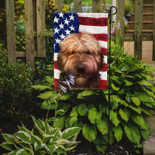 Load image into Gallery viewer, Briard Dog American Flag Garden Flag - Outdoor Decorative Yard Flag CK6461GF
