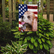 Load image into Gallery viewer, Briquet Griffon Vendeen American Flag Garden Flag - Outdoor Decorative Yard Flag CK6462GF