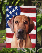 Load image into Gallery viewer, Broholmer Dog American Flag Garden Flag - Outdoor Decorative Yard Flag CK6463GF