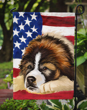 Load image into Gallery viewer, Bucovina Shepherd Dog American Flag Garden Flag - Outdoor Decorative Yard Flag CK6465GF