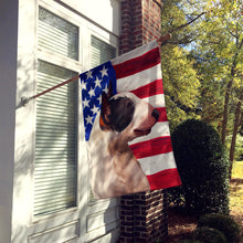 Load image into Gallery viewer, Bull Terrier Miniature American Flag Flag Canvas House Size CK6466CHF