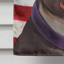 Load image into Gallery viewer, Bull Terrier Dog American Flag Flag Canvas House Size CK6467CHF