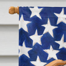 Load image into Gallery viewer, English Bulldog Dog American Flag Flag Canvas House Size CK6468CHF