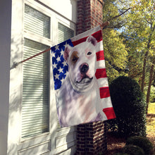Load image into Gallery viewer, Bully Kutta Dog American Flag Flag Canvas House Size CK6470CHF