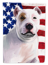 Load image into Gallery viewer, Bully Kutta Dog American Flag Garden Flag - Outdoor Decorative Yard Flag CK6470GF