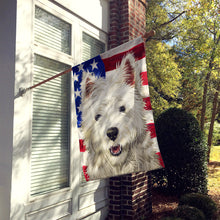 Load image into Gallery viewer, Cairn Terrier Dog American Flag Flag Canvas House Size CK6471CHF