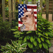 Load image into Gallery viewer, Canaan Dog American Flag Garden Flag - Outdoor Decorative Yard Flag CK6472GF