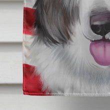 Load image into Gallery viewer, Canadian Eskimo Dog American Flag Flag Canvas House Size CK6473CHF