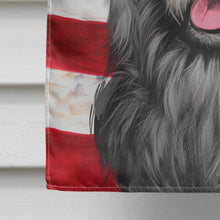 Load image into Gallery viewer, Portuguese Sheepdog American Flag Flag Canvas House Size CK6475CHF