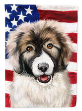 Load image into Gallery viewer, Carpathian Shepherd Dog American Flag Flag Canvas House Size CK6478CHF
