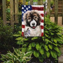 Load image into Gallery viewer, Carpathian Shepherd Dog American Flag Garden Flag - Outdoor Decorative Yard Flag CK6478GF
