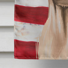 Load image into Gallery viewer, Catahoula Leopard Dog American Flag Flag Canvas House Size CK6479CHF