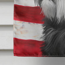 Load image into Gallery viewer, Catalan Sheepdog Dog American Flag Flag Canvas House Size CK6480CHF